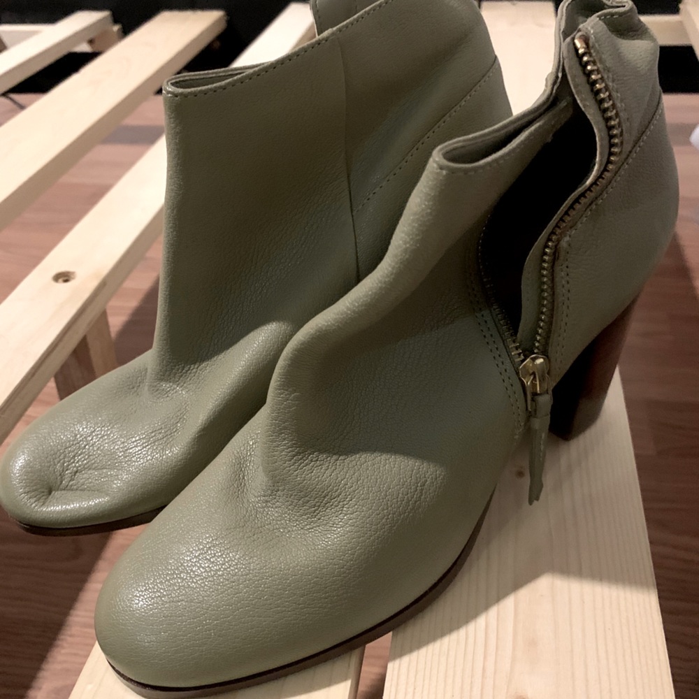 Grey Cole Han heeled booties